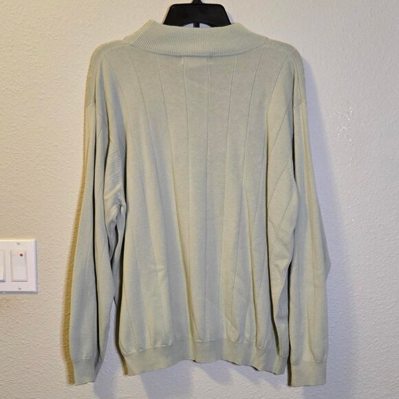 Dressbarn Pale Mint Green Mock Neck Knit Pullover Sweater - Picture 6 of 6